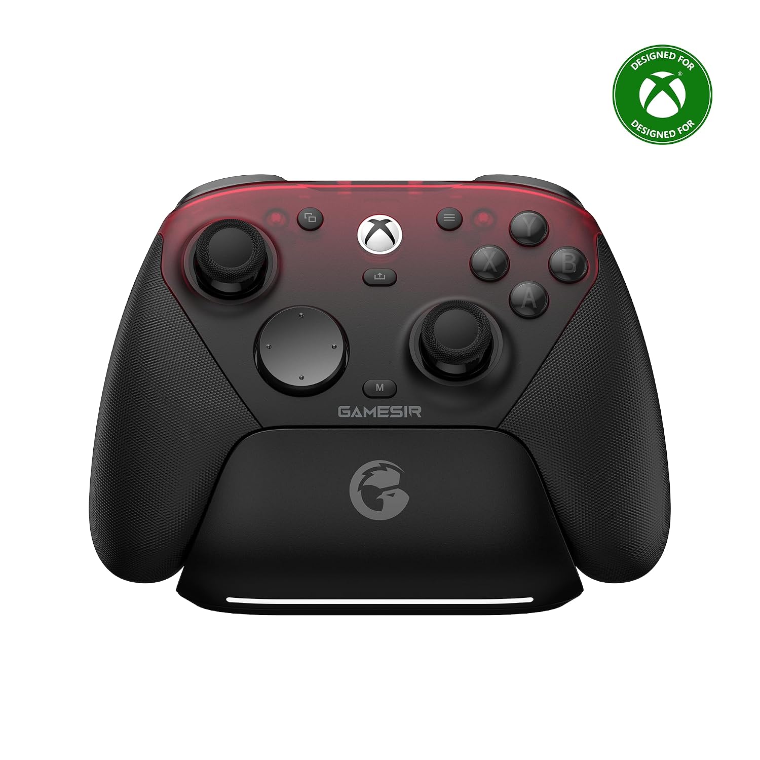 GameSir G7 Pro Xbox controller black and red with charging dock