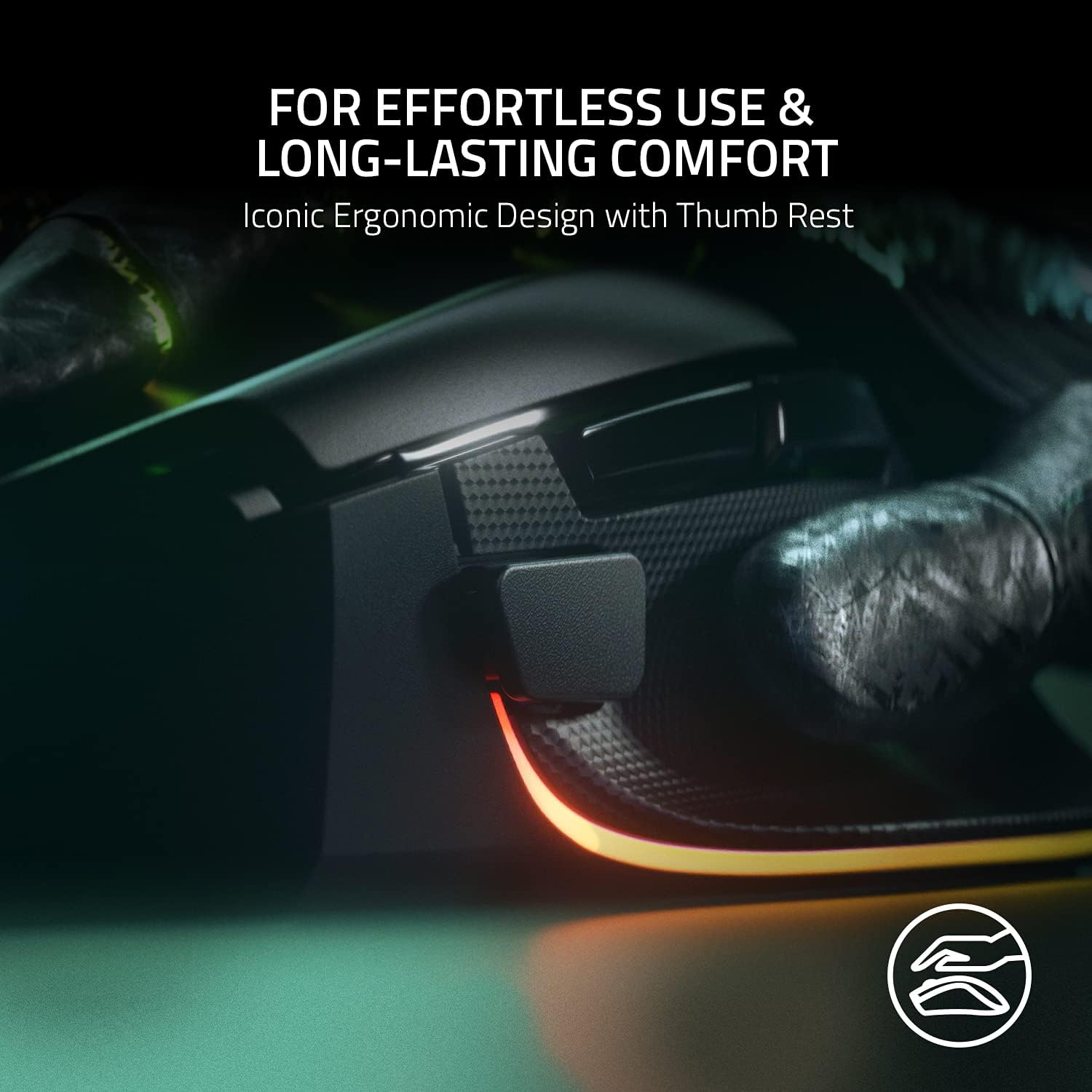 Razer Basilisk V3 ergonomic thumb rest