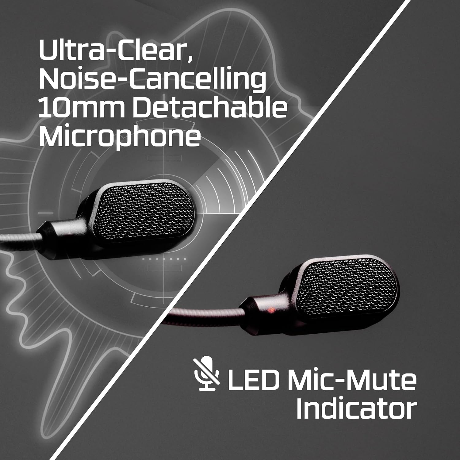 HyperX Cloud III detachable 10mm noise cancelling gaming microphone