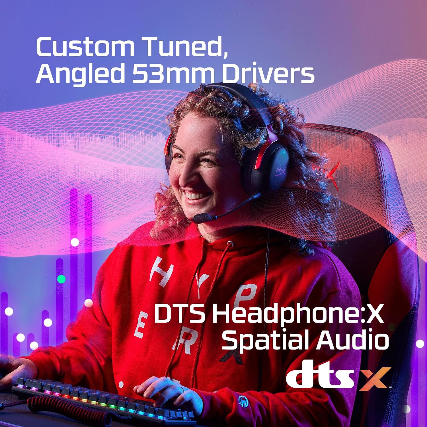 HyperX Cloud III DTS Headphone:X spatial audio gaming headset